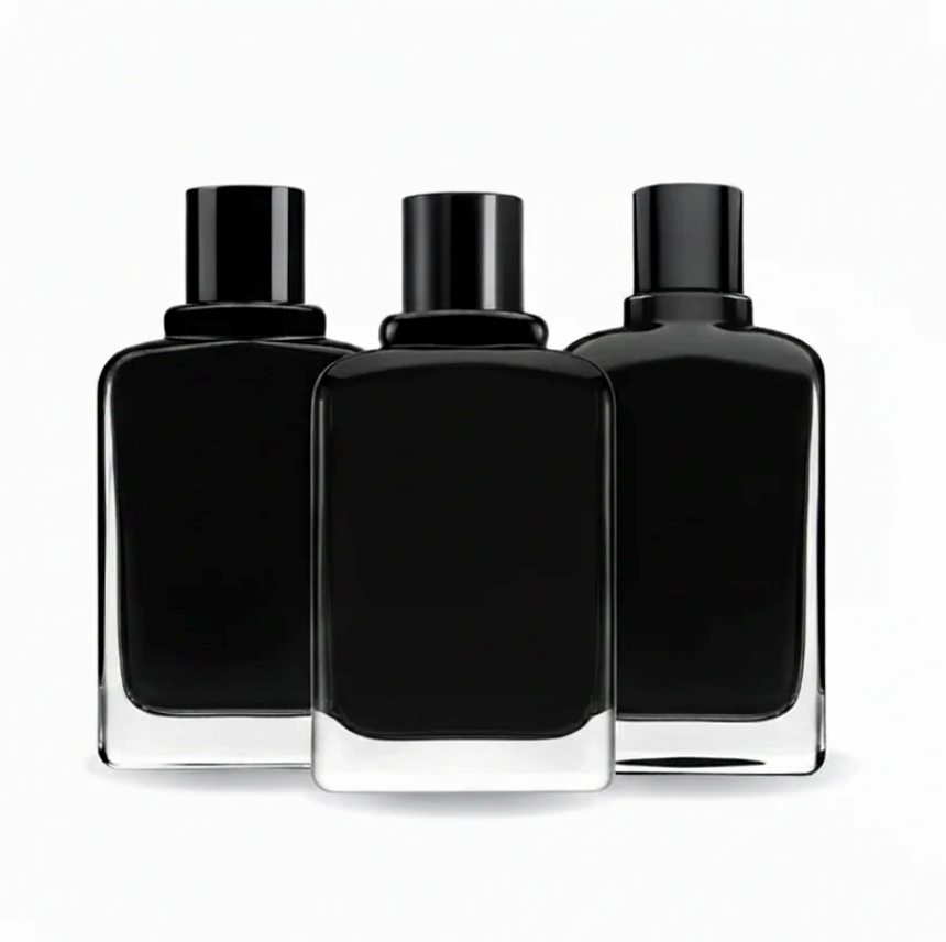 Juego de 3 botellas de vidrio – Decoración de primera calidad para salas de estar